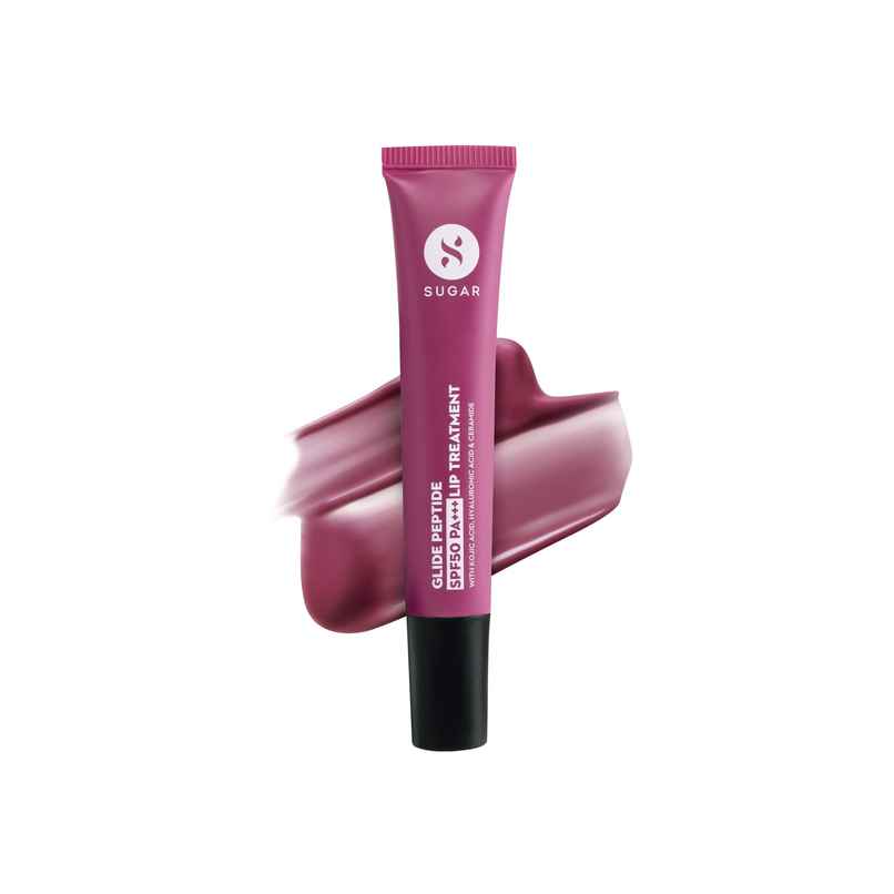 SUGAR Cosmetics Glide Peptide SPF 50 PA+++ Lip Treatment 03 Berry Blast
