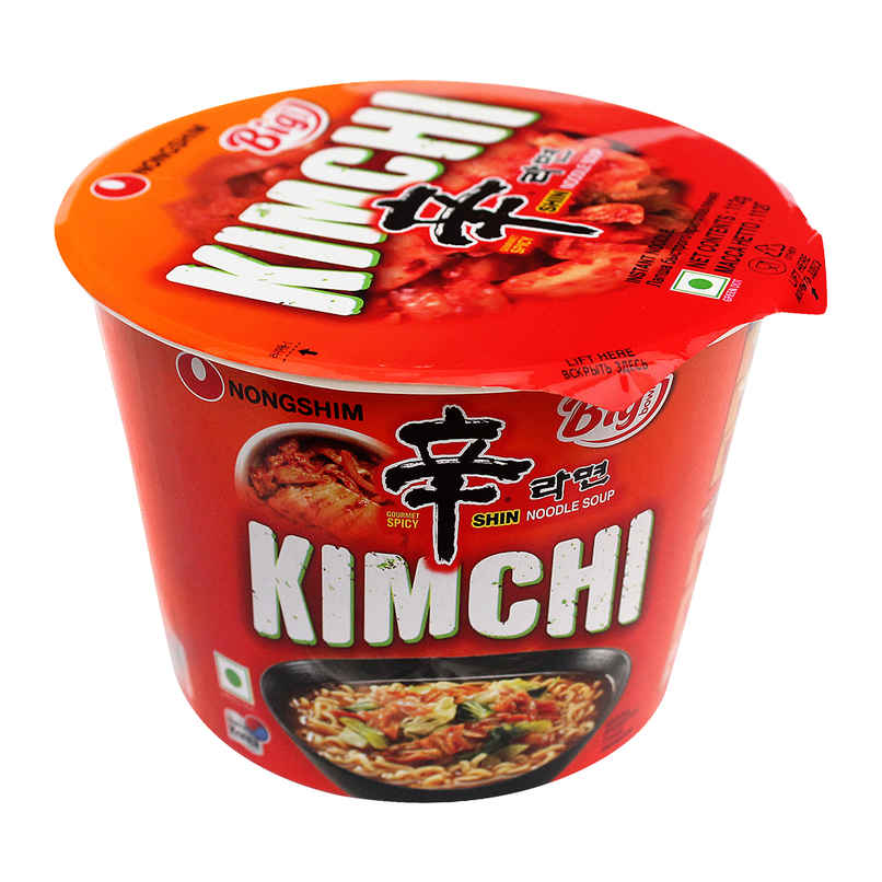 Nongshim Big Bowl Noodle Shin Kimchi Flavour
