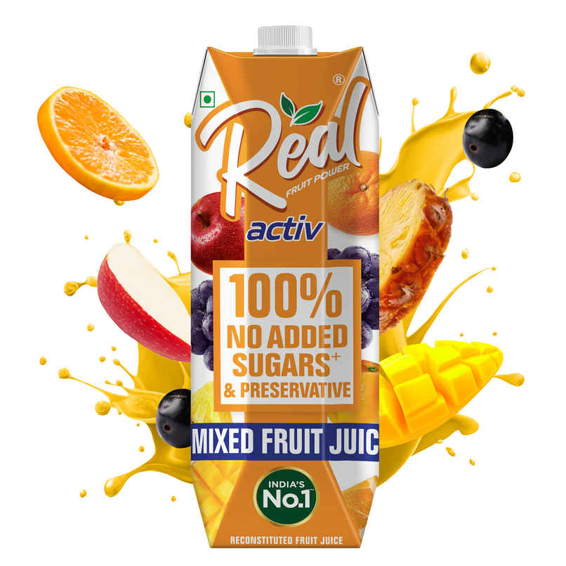 Dabur Real Activ Mixed Fruit Juice | Fruity & Refreshing