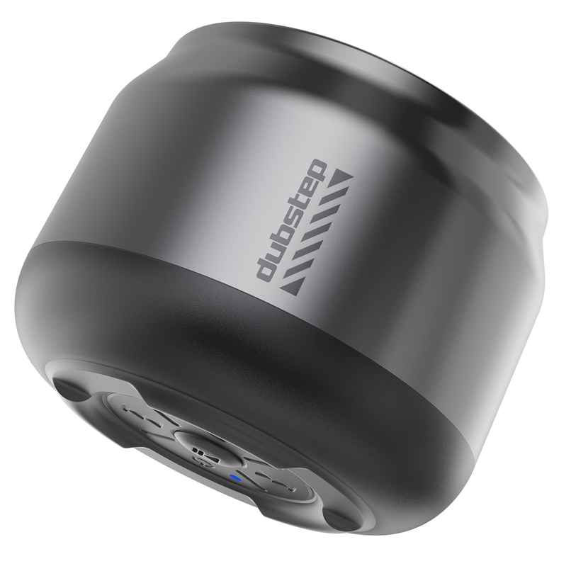 Dubstep Pop 600 Wireless Speaker With 15Hrs Playtime,  52mm Dynamic Driver, 6W Output, Bluetooth v5.3 -  Grey