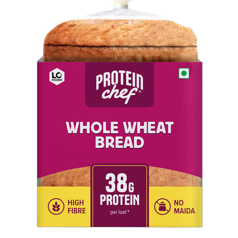 Protein Chef Whole Wheat Bread | High Protein | Zero Maida | Atta Bread
