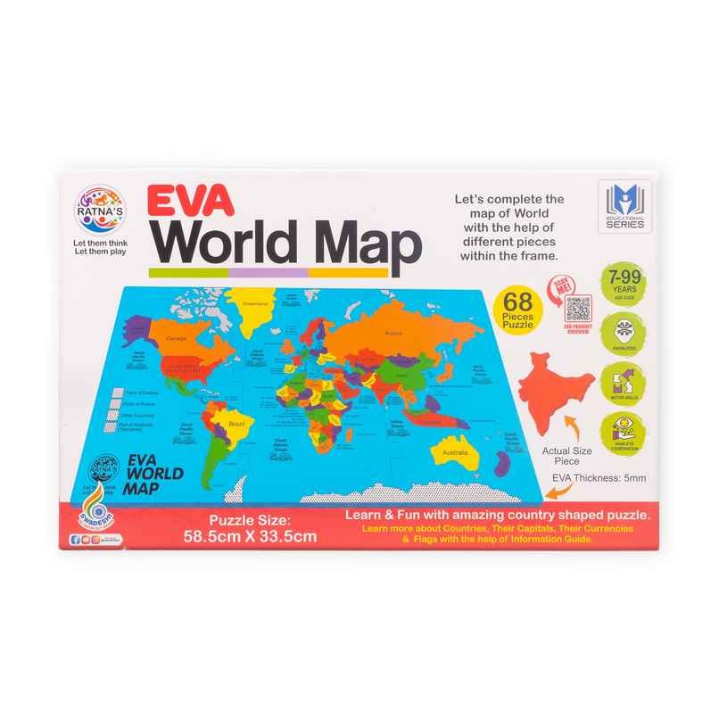 Ratna's Eva World Map Puzzle Ratna's Eva World Map Puzzle