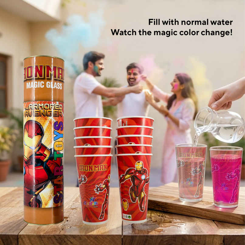 Iron Man Holi Magic Glass | Star