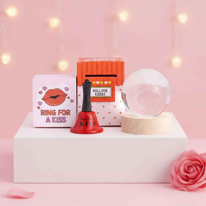 Kiss Day Playful Surprise Hamper with Assorted Fun Gifts | Happy Mail