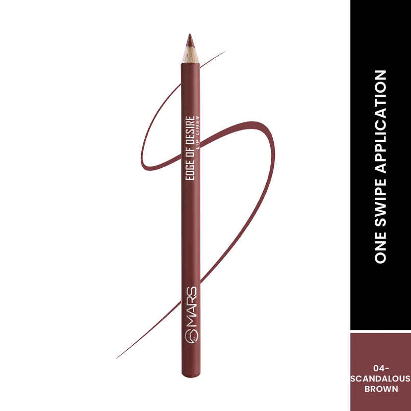 MARS Cosmetics Edge Of Desire Lip Liner (04-Scandalous Brown) MARS Cosmetics Edge Of Desire Lip Liner (04-Scandalous Brown)