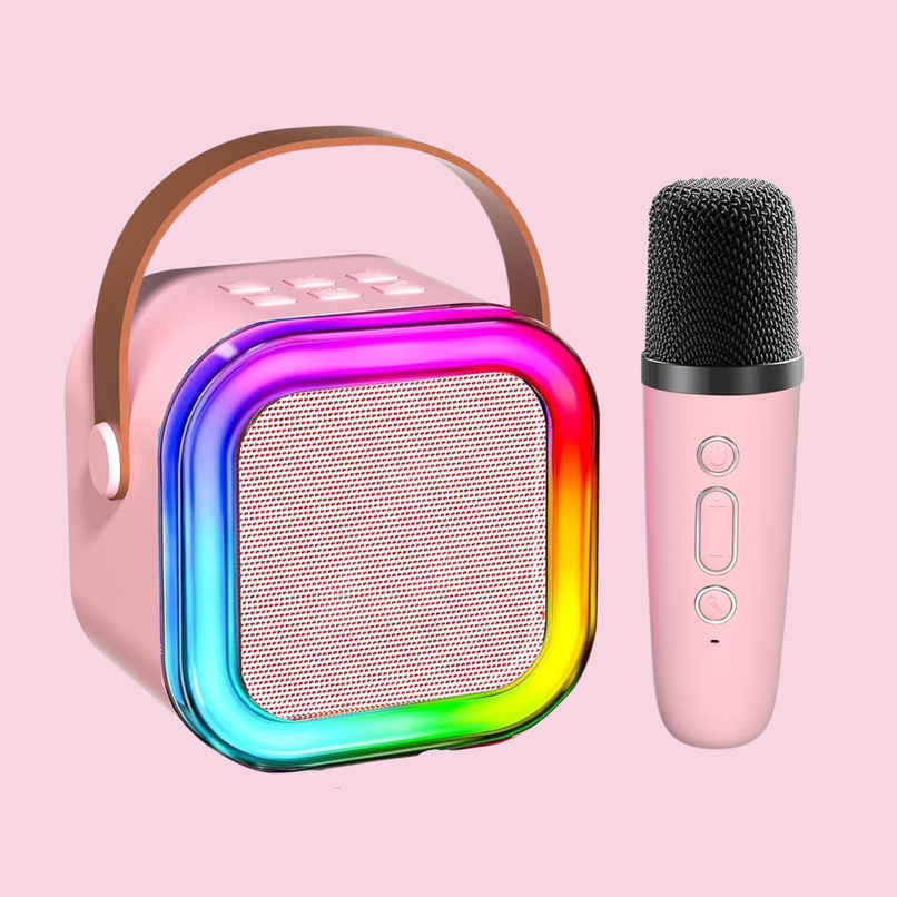 Kidara Powerful Karaoke Bluetooth Speaker with Mic (Multicolor) Kidara Powerful Karaoke Bluetooth Speaker with Mic (Multicolor)