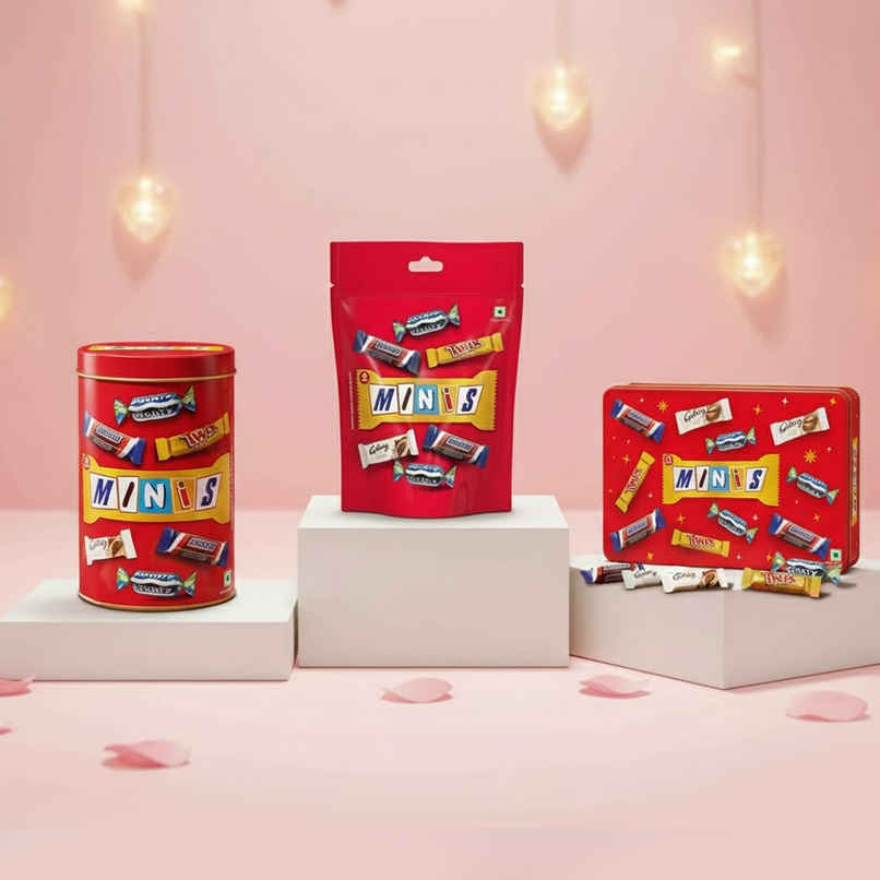 Snickers Best Of Our Minis Chocolate Gift Tin (133g) & Snickers Best Of Minis Assorted Chocolates (103.5g) & Snickers Best Of Minis Assorted Valentine Chocolate Pack (1pc) Combo Snickers Best Of Our Minis Chocolate Gift Tin (133g) & Snickers Best Of Minis Assorted Chocolates (103.5g) & Snickers Best Of Minis Assorted Valentine Chocolate Pack (1pc) Combo