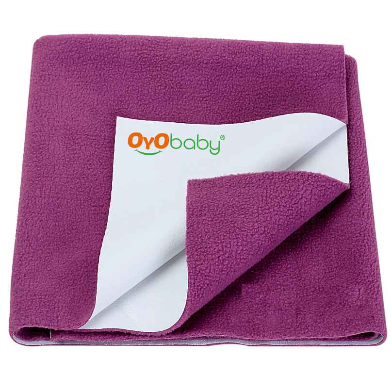 Oyo Baby Waterproof Dry Sheet M 100Cm X 70Cm, Rani Pink