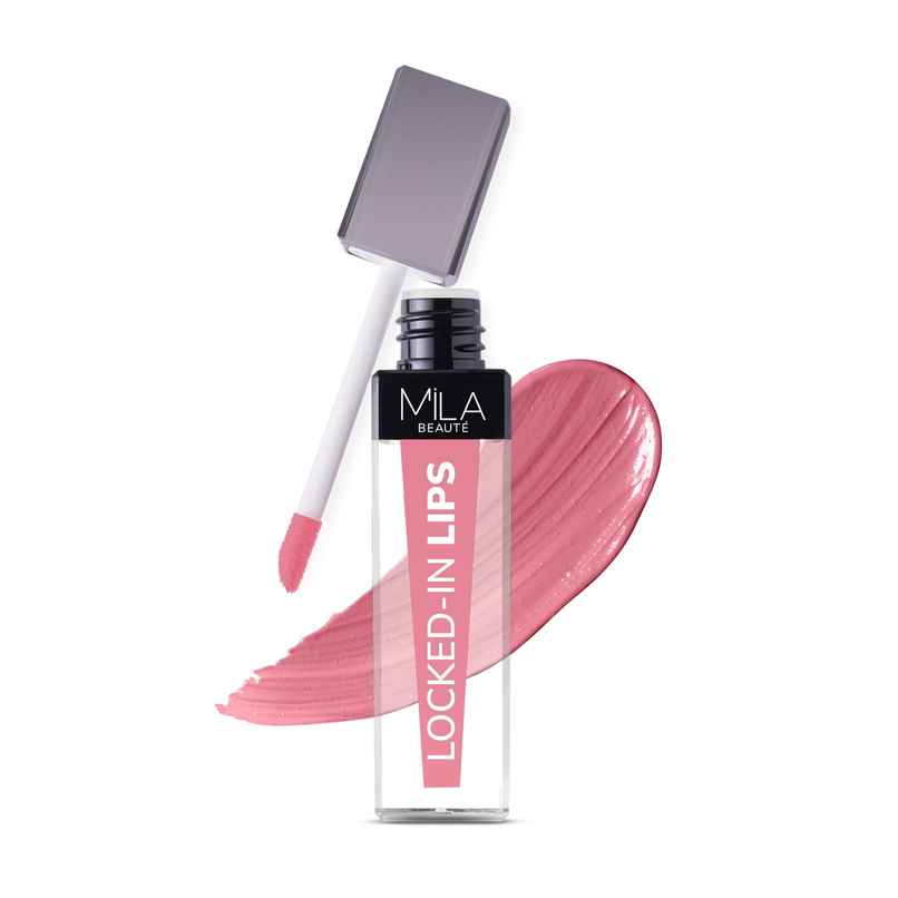 Mila Beaute Transfer-Proof Locked-In Liquid Lipstick- 03 Cotton Candy