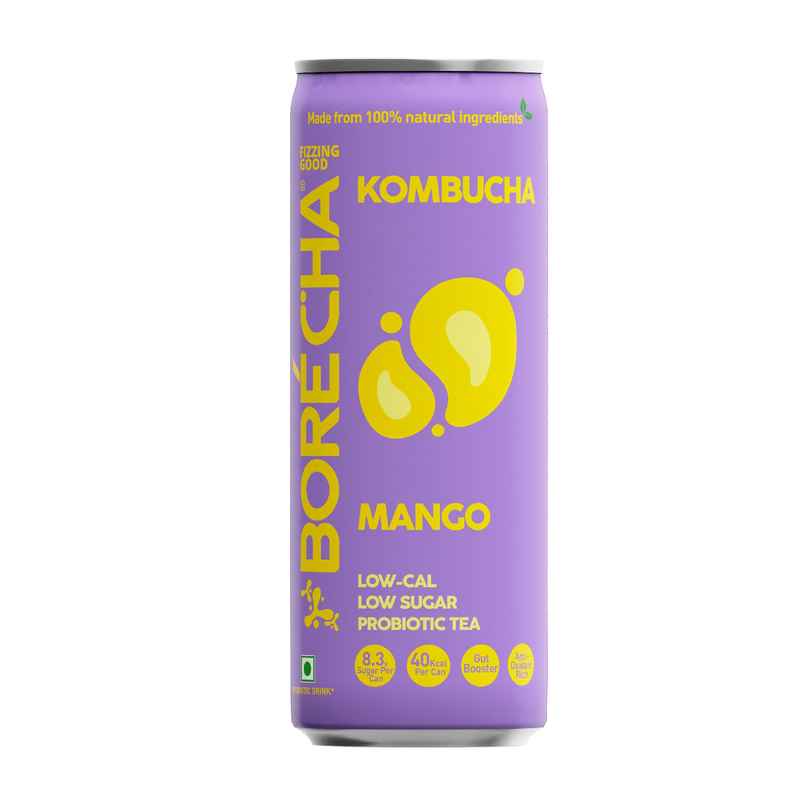 Borecha Mango Probiotic Kombucha