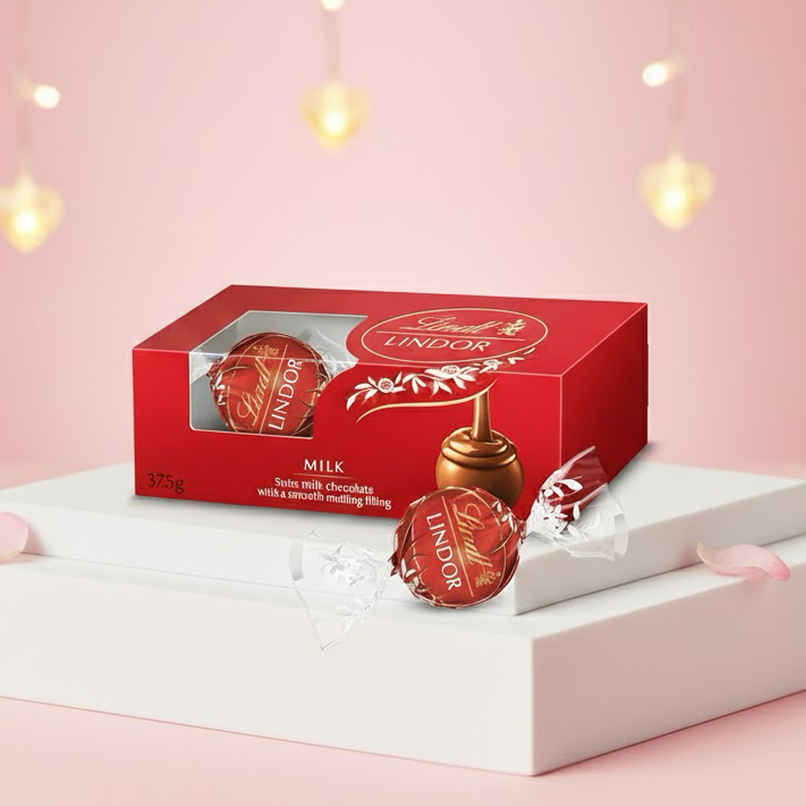 Lindt Lindor Smooth Melting Milk Chocolate Cornet Trio Pack