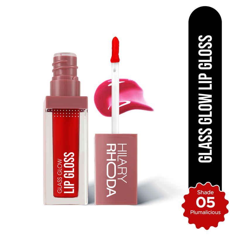 Hilary Rhoda Glass Glow Lip Gloss | Nourishing & Hydrating Lip Gloss | Plumalicious | Shade 05 Hilary Rhoda Glass Glow Lip Gloss | Nourishing & Hydrating Lip Gloss | Plumalicious | Shade 05