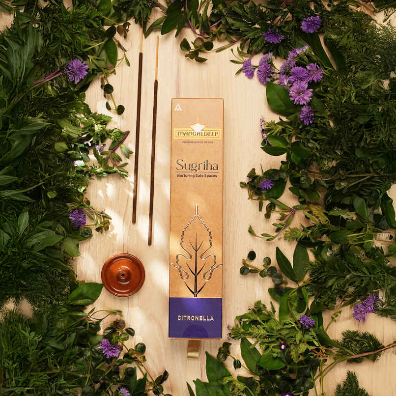 Mangaldeep Sugriha Mosquito Repellant Incense - Citronella Mangaldeep Sugriha Mosquito Repellant Incense - Citronella