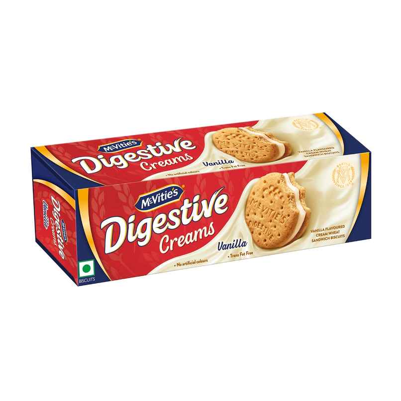 McVitie's Digestive Cream Vanilla Sandwich Biscuit