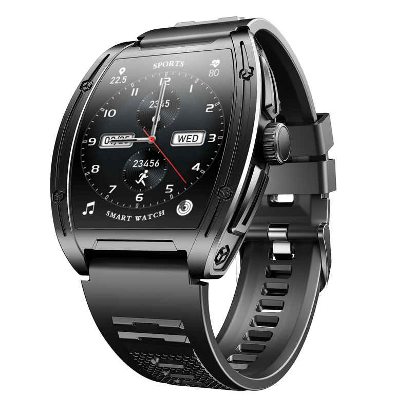 boAt Enigma Ascend Smartwatch | 1.76" Display | Functional Crown - Active Black
