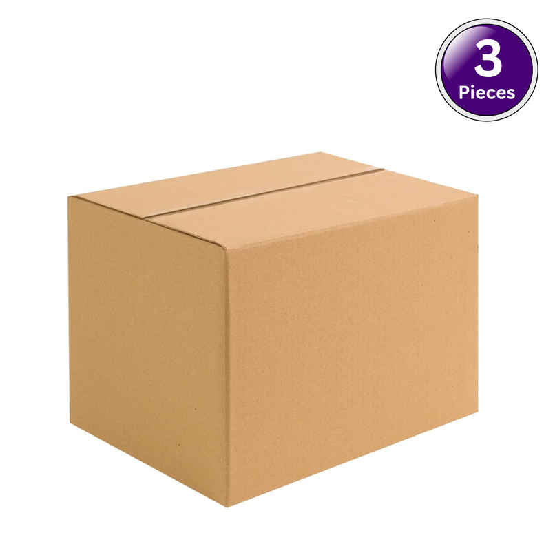 SE7EN Brown Corrugated Cardboard 5 Ply Box - 18 x 12 x 12 in