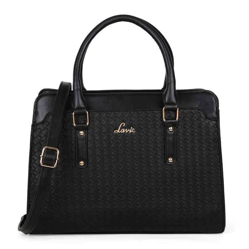 Lavie Women's 3 Compartment Hand Bag | Black