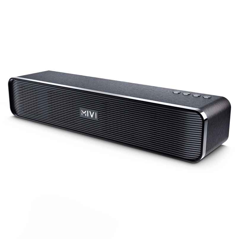 Mivi Fort H30 | 4000 mAh | 6H Playtime | BT v5.1 | 30W Bluetooth Soundbar | Black | 2.0 Channel