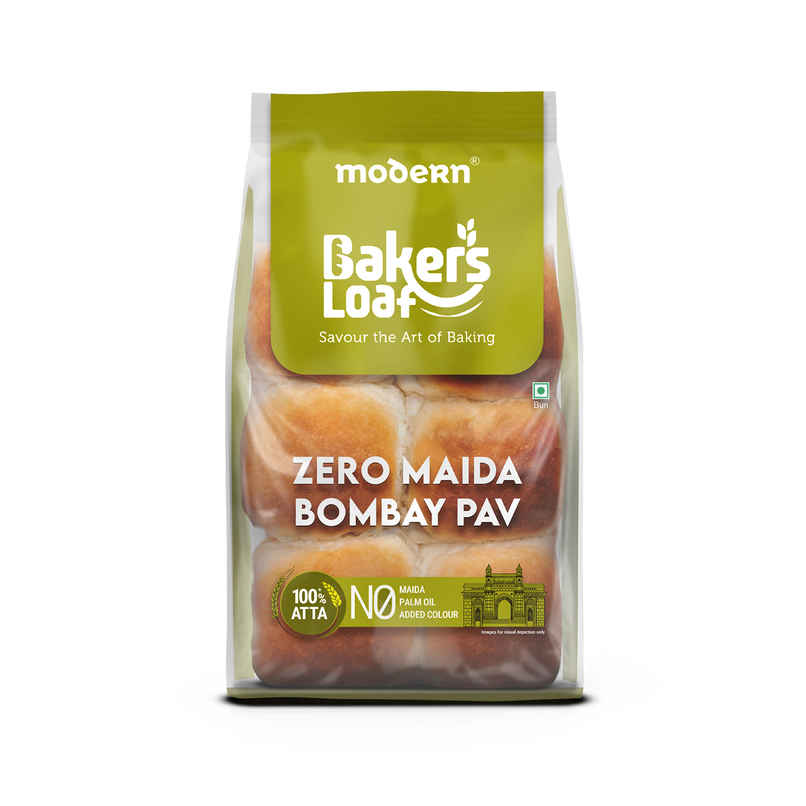 Baker's Loaf Zero Maida No Palm Oil Bombay Pav by Modern
