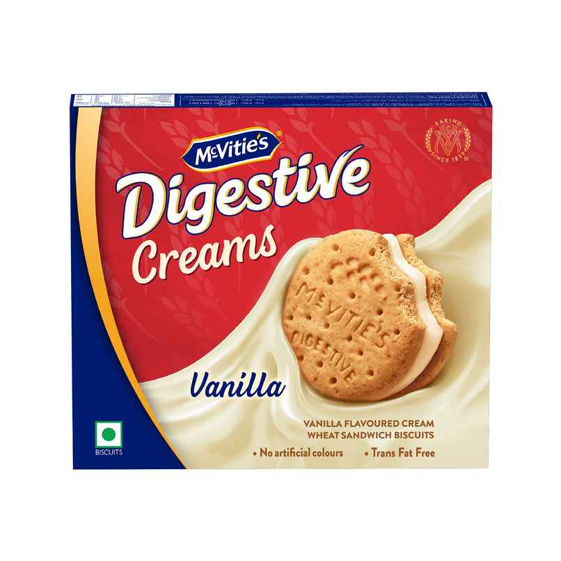 McVitie's Digestive Cream Vanilla Sandwich Biscuit