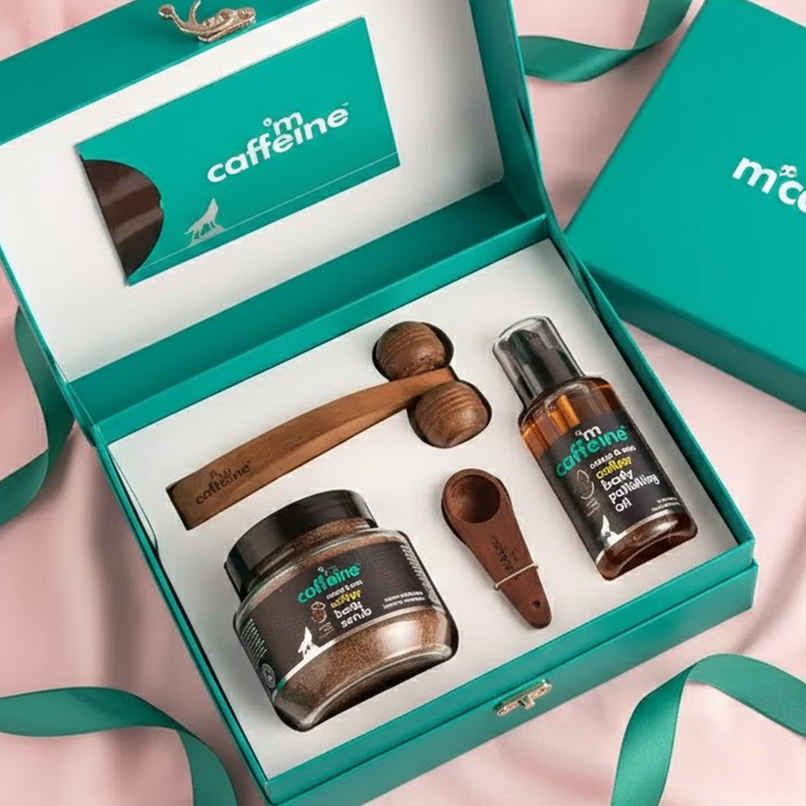 mCaffeine Coffee De-Stress Gift Set for Skin Care | Premium Skincare