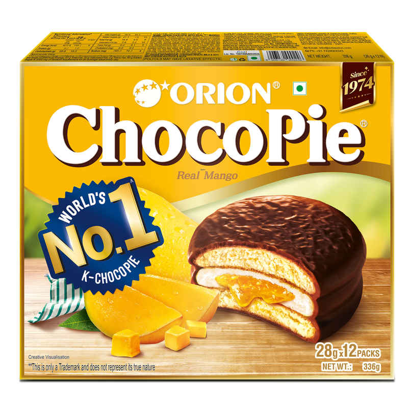 Orion Mango Choco Pie | Cake Snack