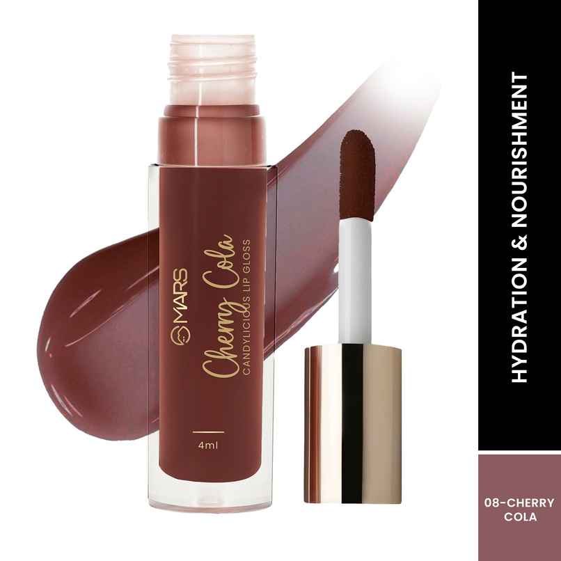 MARS Cosmetics Candylicious Colored Lip Gloss For Women | 08-Cherry Cola