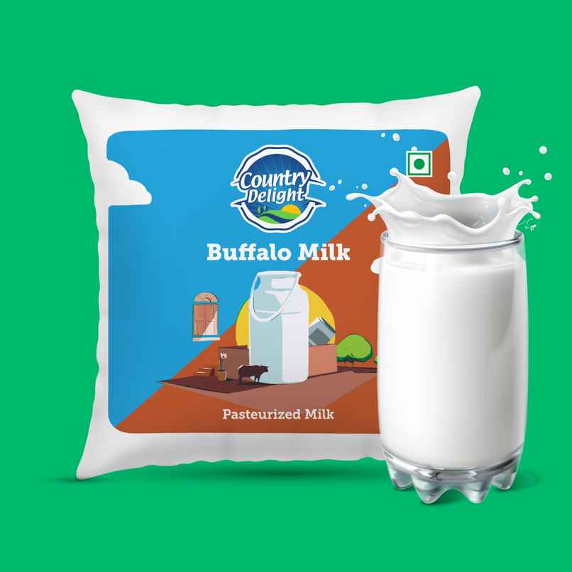 Country Delight Buffalo Fresh Milk | Pouch