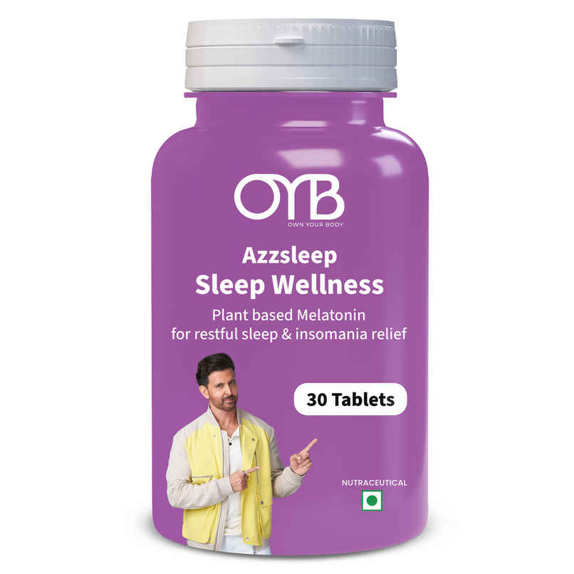 OYB Natural Sleep Tablets with Melatonin & Valerian Root | 30 Tablets | OYB Azzzleep