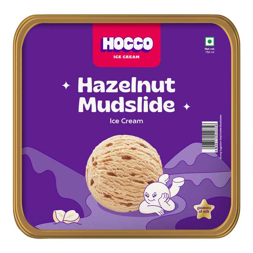Hocco Hazelnut Mudslide Ice Cream Tub | Creamy & Indulgent Hocco Hazelnut Mudslide Ice Cream Tub | Creamy & Indulgent