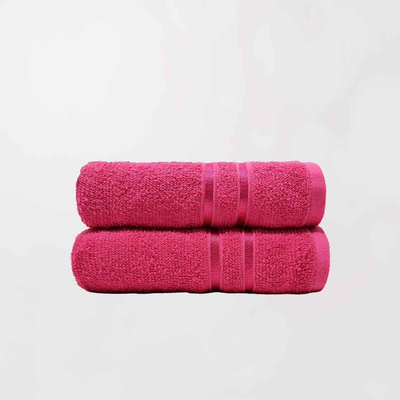 Home elegance by myTrident Comfort Living 100% Cotton Hand Towel Set | 40cm x 60cm | 400 GSM | Candy Glow