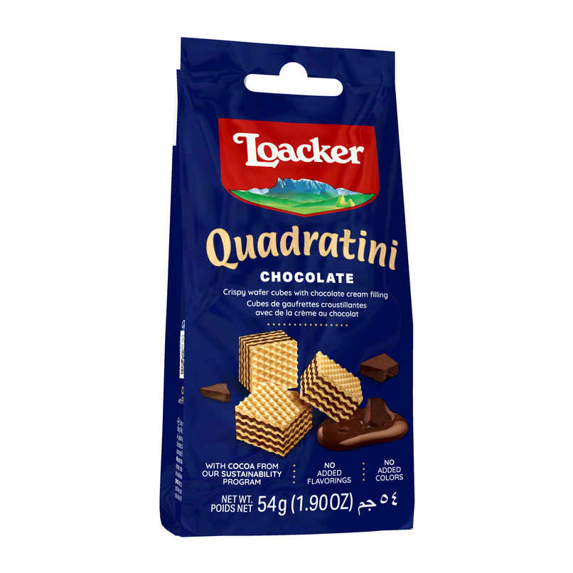 Loacker Quadratini Chocolate Wafer Cookies Loacker Quadratini Chocolate Wafer Cookies