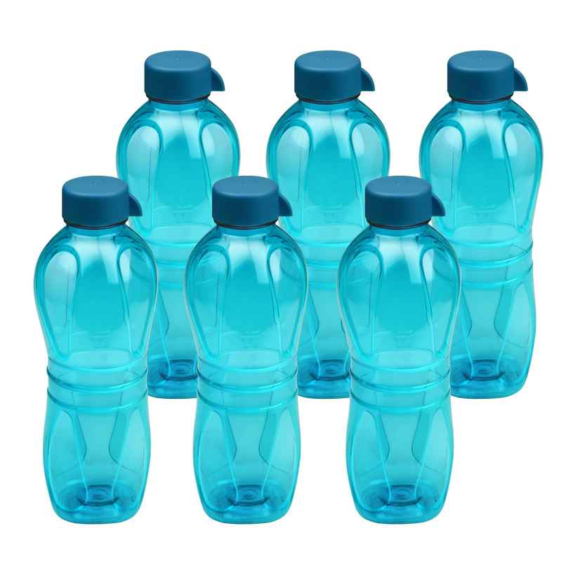 Flair Aqua Pet Bottle With Regular Cap | Blue | 1 L Flair Aqua Pet Bottle With Regular Cap | Blue | 1 L