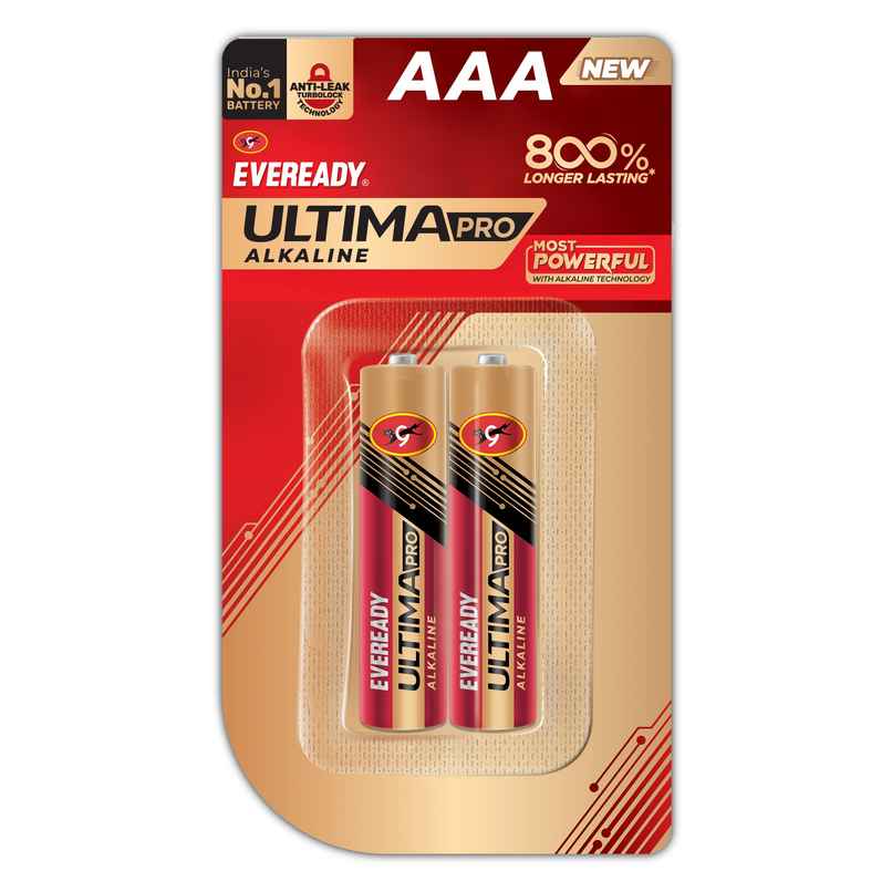 Eveready Ultima Pro Alkaline AAA Battery | 800% Longer Lasting