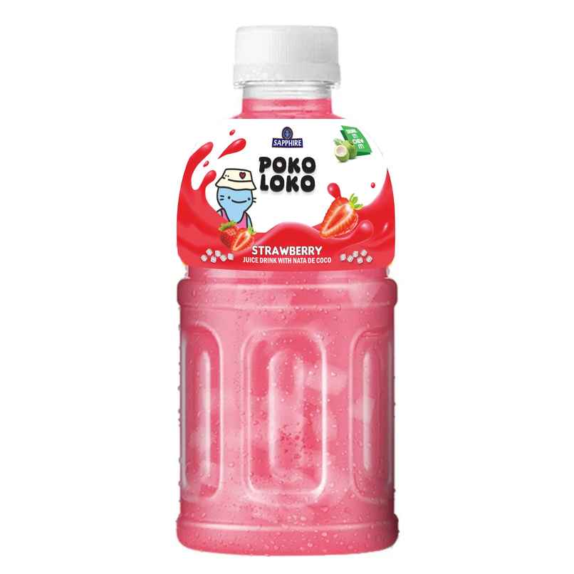 Sapphire Poko Loko Strawberry Nata Drink Sapphire Poko Loko Strawberry Nata Drink