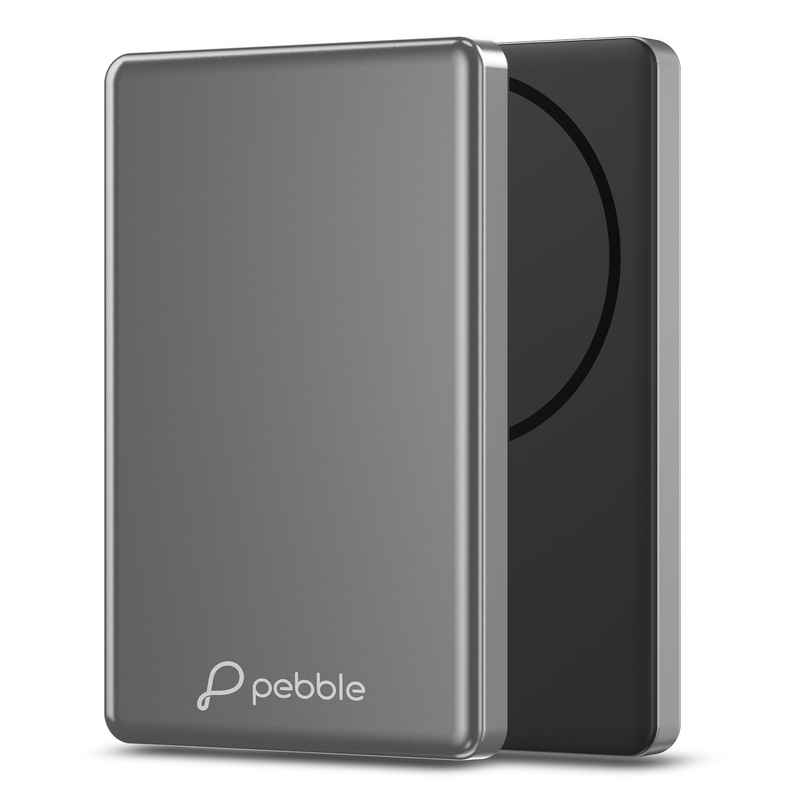 Pebble Rapid Mini 5000mAh | MagSafe Power Bank with 15W Wireless & 22.5W Wired Charging & Magnetic Snap
