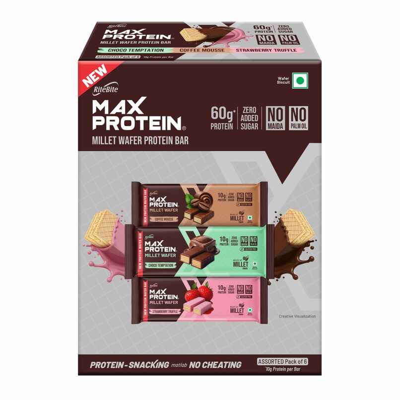 RiteBite Max Protein Assorted Millet Wafer Bar