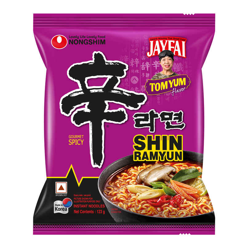 Nongshim Shin Ramyun Instant Noodles Tomyum Flavor - Single Pack