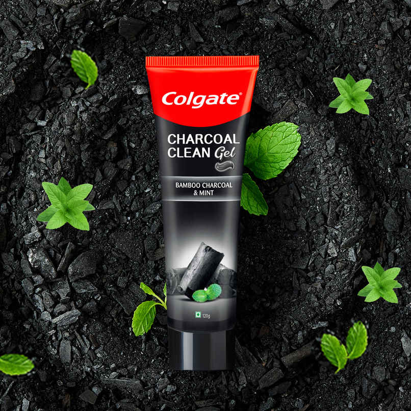 Colgate Charcoal Clean Black Gel Toothpaste Deep Clean with Bamboo Charcoal & Wintergreen Mint