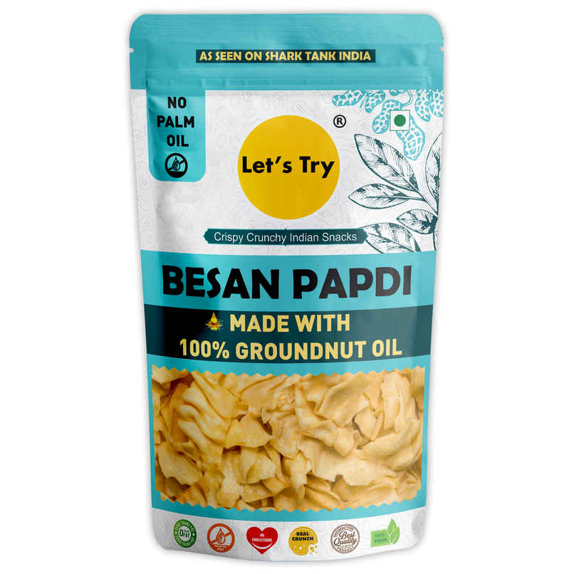 Let's Try Besan Papdi