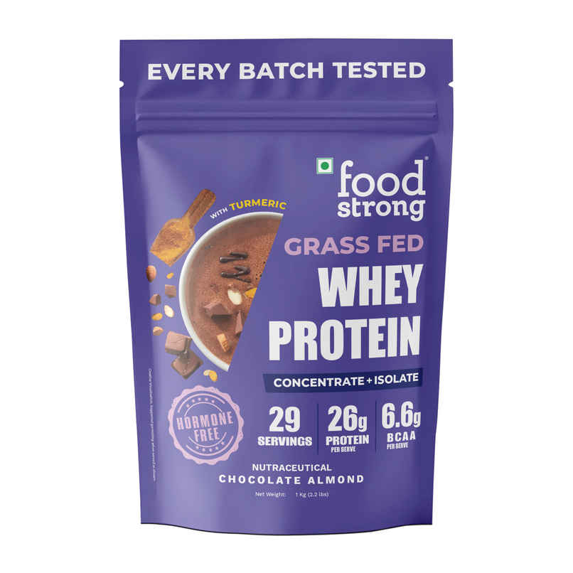 Foodstrong Whey Protein Powder Chocolate Almond