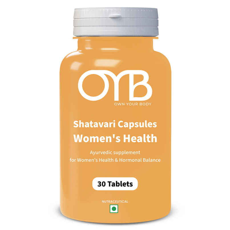 OYB Shatavari Tablets for Women's Health & Hormonal Balance | 30 Tablets | OYB Shatavari