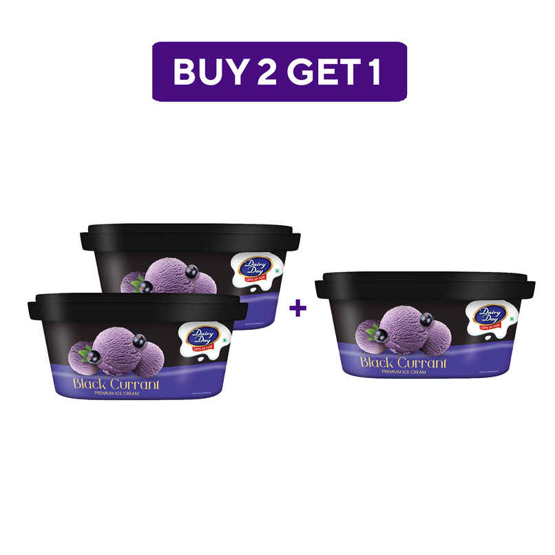 Dairy Day Black Currant Ice Cream Tub  Combo
