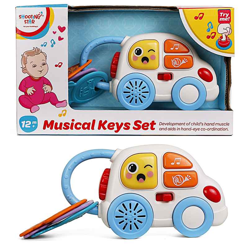 Hamleys Shooting Star Musical Keys Set, 12M+ Multicolour