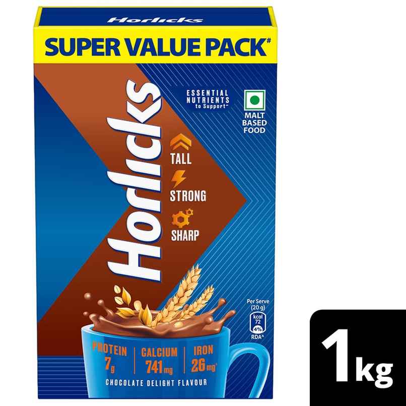 Horlicks Chocolate Drink Mix | For 5+ years Kids