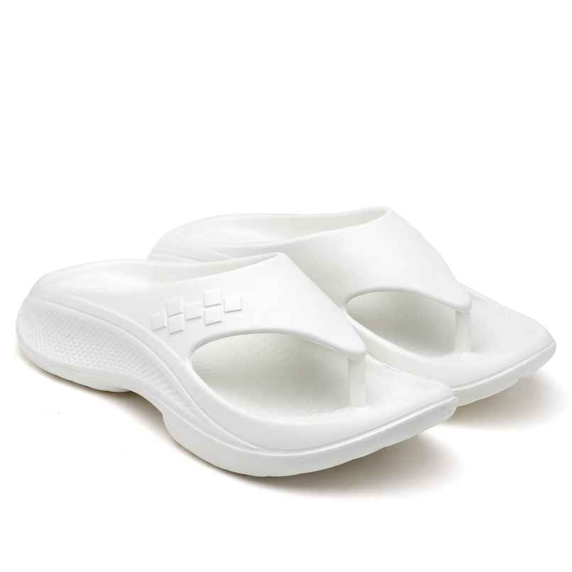 Asian Safari-01 Men Slippers Off White (Size-6)