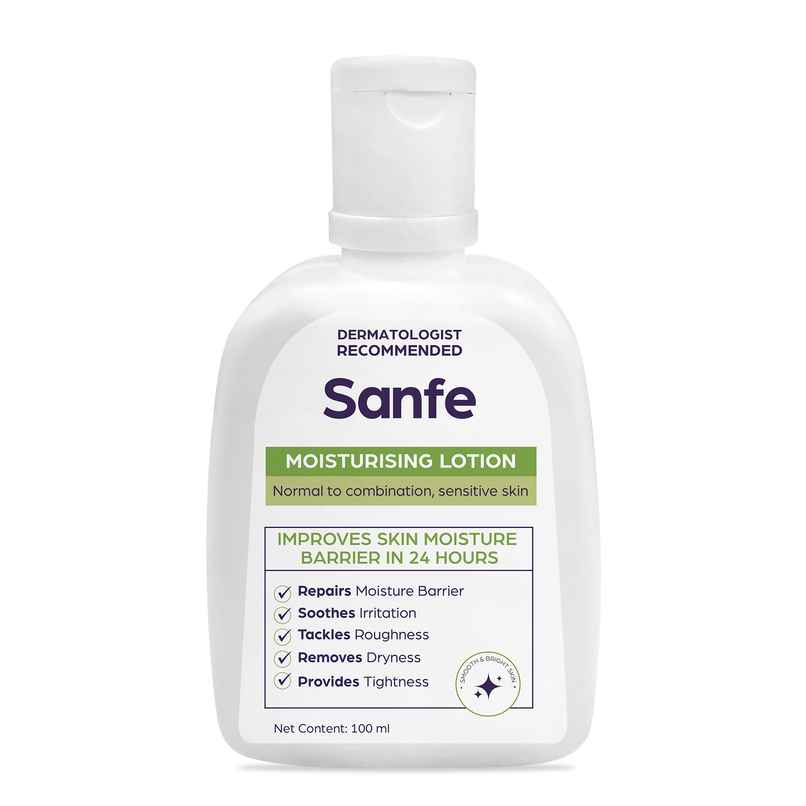 Sanfe Moisturising Lotion | Improves Skin Moisture Barrier In 24 Hours | For All Skin Types