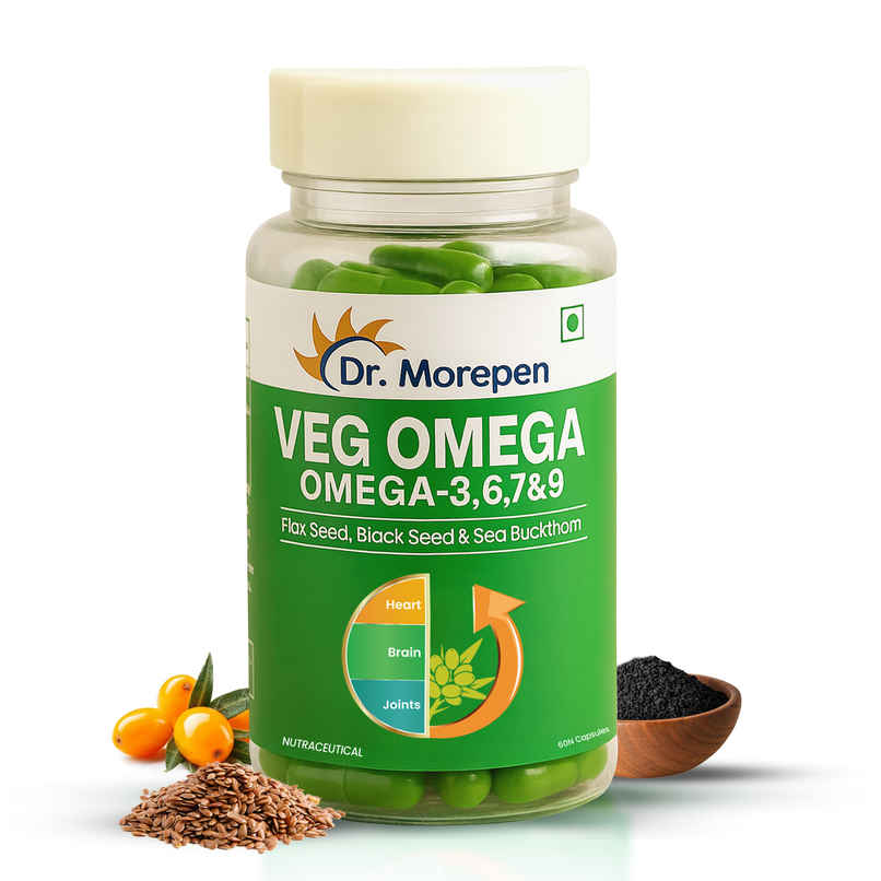 Veg Omega 3,6,7 & 9 Fatty Acid 500mg Capsules Supports Joints & Heart