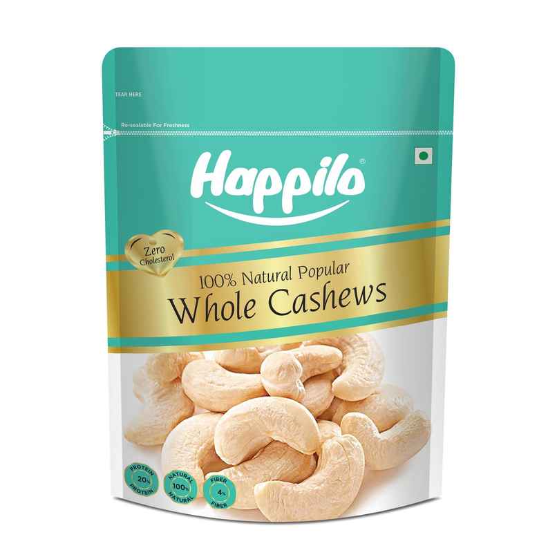 Happilo 100% Natural Whole Popular Cashews