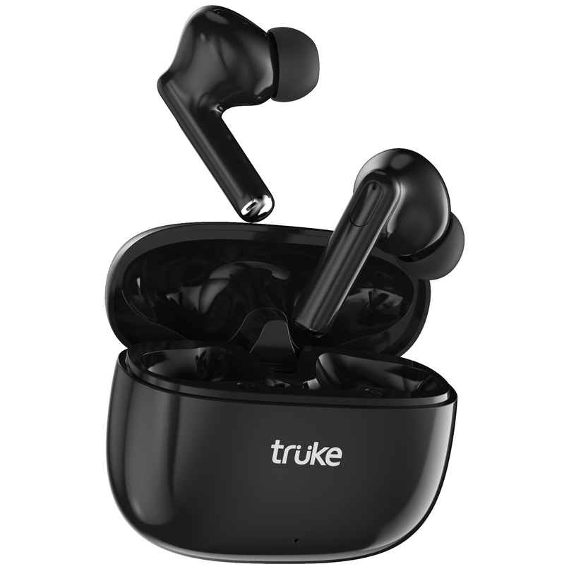 Truke Elite Truly Wireless Earbuds with 70h Playtime | ENC | Fast Charge - Black Truke Elite Truly Wireless Earbuds with 70h Playtime | ENC | Fast Charge - Black